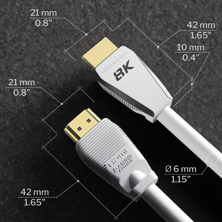 KabelDirekt – 10K &amp; 8K HDMI Kabel, HDMI 2.1 b, zertifizierte Ultra Edition für maximale Performance