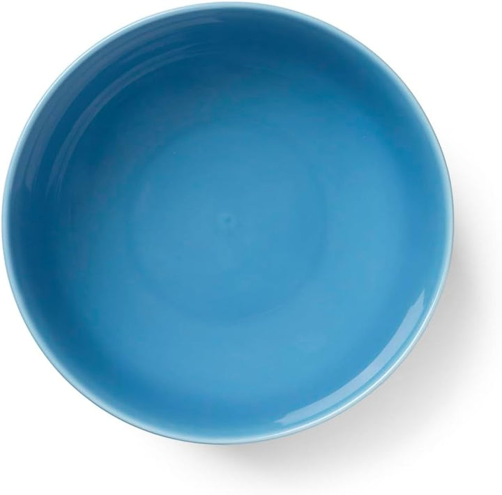 Lyngby Rhombe Color Schale aus Porzellan in der Farbe blau, Masse: 15,5x15,5x6 cm, 201911 15,5x15,5x