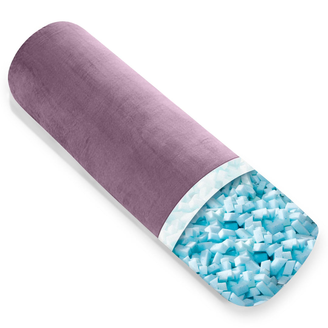 Body Pillow for Adults, Full Body Pilllow for Sleeping, Long Round Cervical Pillow, Bolster Side Sle