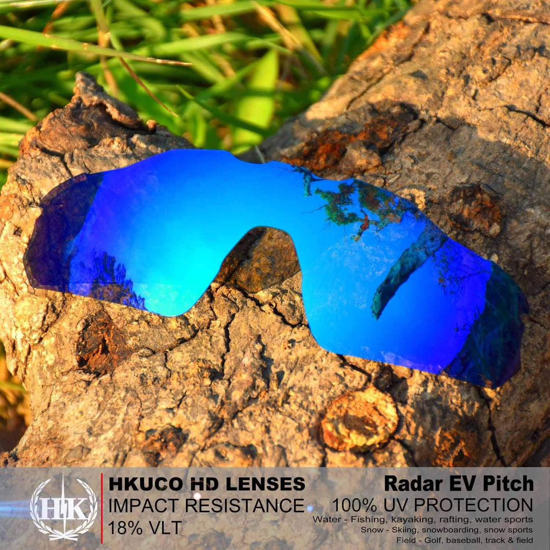 HKUCO verstärken Männer Ersatzgläser für Oakley Radar EV Pitch Rot/Blau/Schwarz Sunglasses