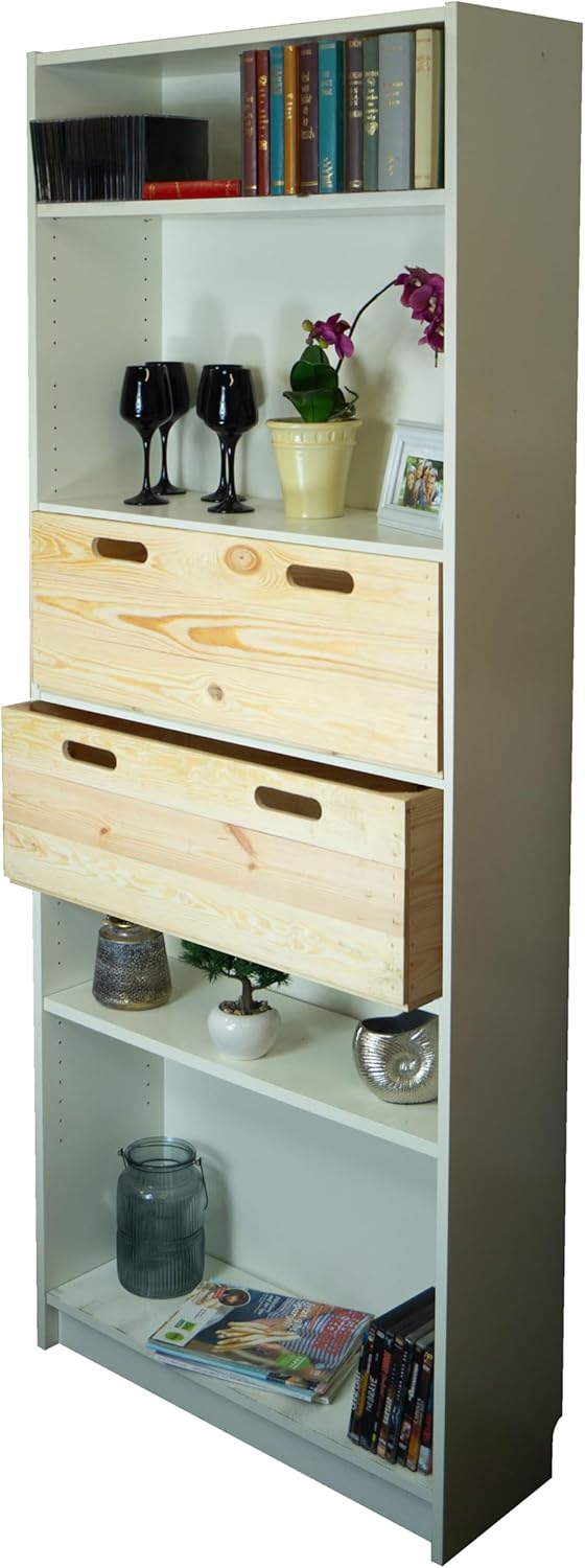 Kistenkolli Altes Land Einschubkiste passend für Billy-Regale in verschiedenen Farben Schublade Holz