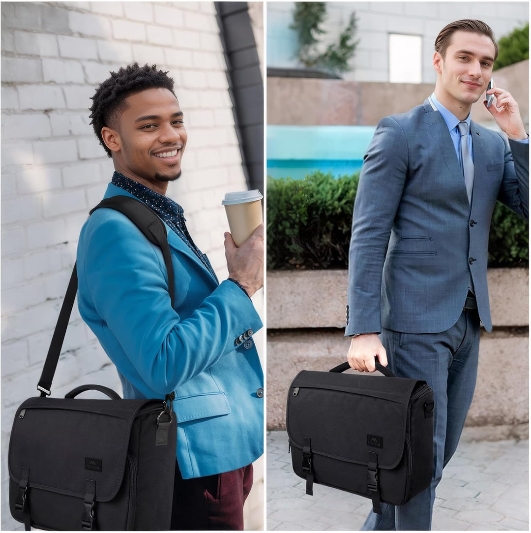MATEIN Aktentasche Herren, Laptoptasche 15,6 Zoll, Wasserdicht Messenger Bag Laptop Tasche, Business