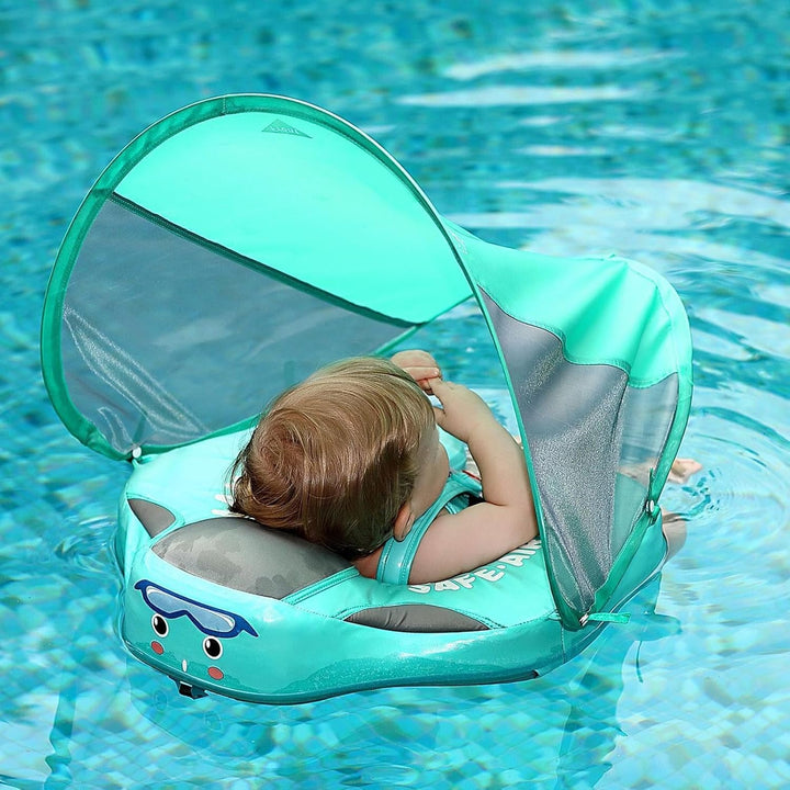 Babys-Schwimmbecken | Nicht Aufblasbarer Babys-Schwimmkörper Mit Abnehmbares Überdachung UPF 50+ | K
