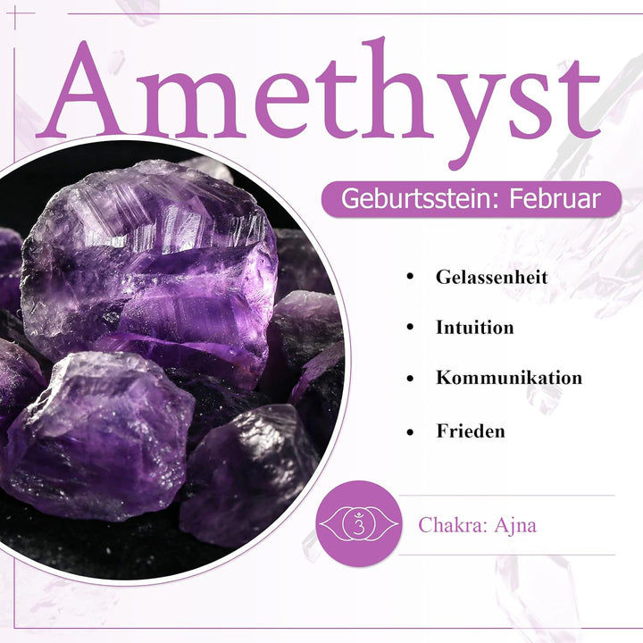 mookaitedecor Amethyst Natural Crystal Money Tree mit Druzy Geode Quarzsockel, Kupferdraht gewickelt