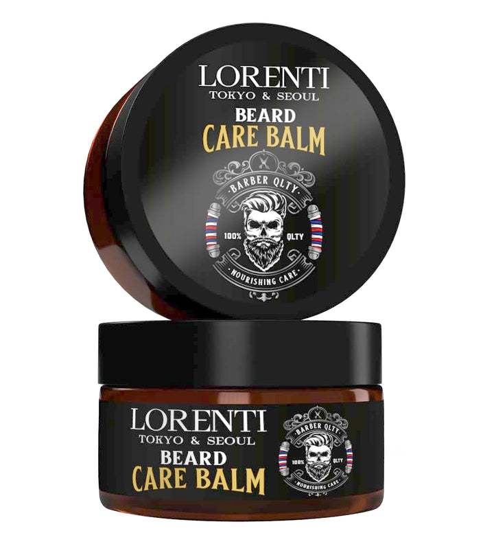 LORENTI TOKYO & SEOUL Argan Barber Bartpflege & Styling Set - Bart Care Kit mit Bartöl, Bartshampoo