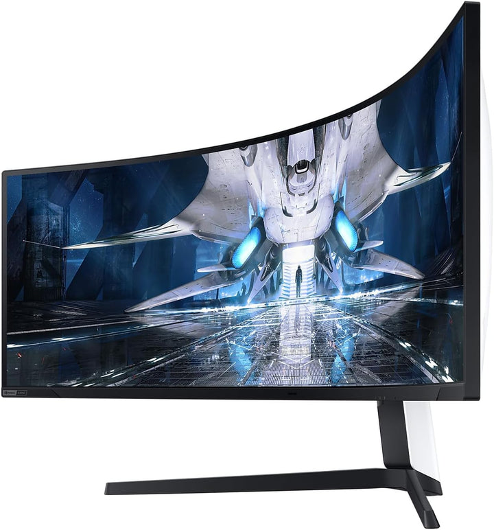 Samsung LS49AG954NU 124,5 cm (49 Zoll) 5120 x 1440 Pixel 5K Ultra HD LCD Schwarz, Weiss