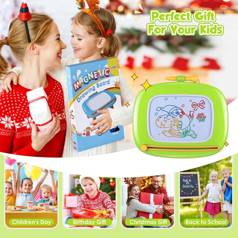 Smasiagon Magnetische Maltafel Zaubertafel für Kinder, Bunte Löschbare Magnettafel Zeichentafel mit