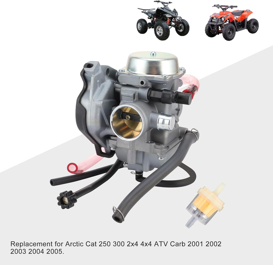 GOOFIT Vergaser Ersatz für Arctic Cat 250 300 0470-448 2x4 4x4 2001 2002 2003 2004 2005 4-Takt-Gelän