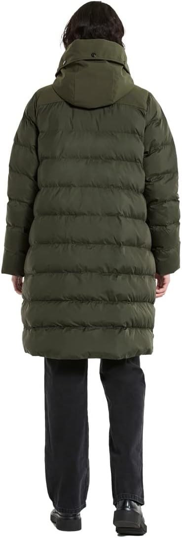 Didriksons Damen Steppmantel Fay Parka 42 Deep Green, 42 Deep Green