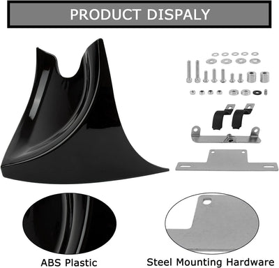 Kotflügel Vorne Spoiler für Harley Davidson Fatboy Softail Touring Glide Dyna 2004-2017, PSLER Boden