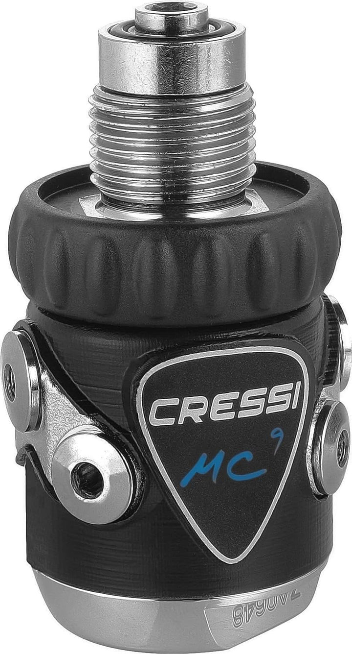 Cressi MC9/XS Compact Regulator - Atemregler zum Tauchen, erhältlich INT oder DIN Version, Unisex fü