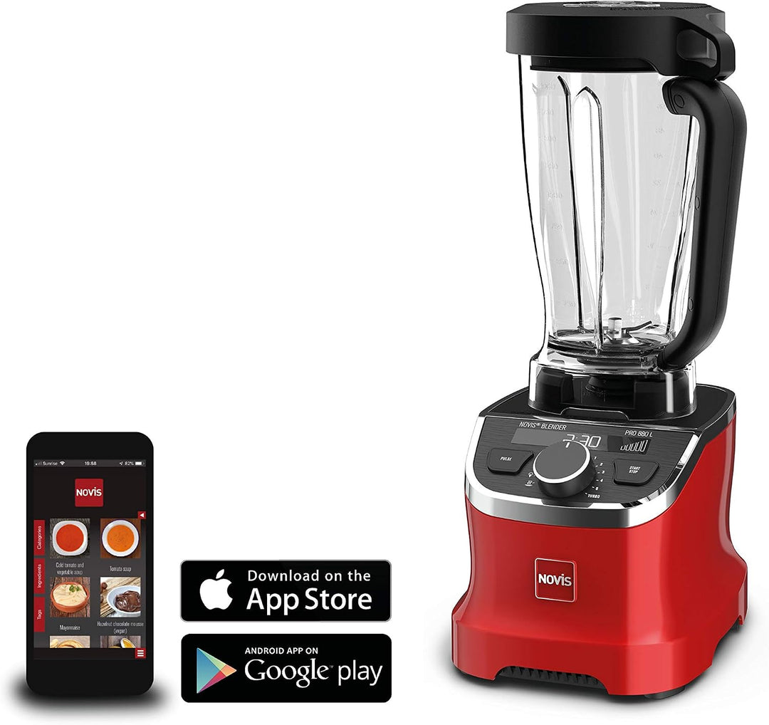Novis ProBlender 880L, Hochleistungsmixer, rot