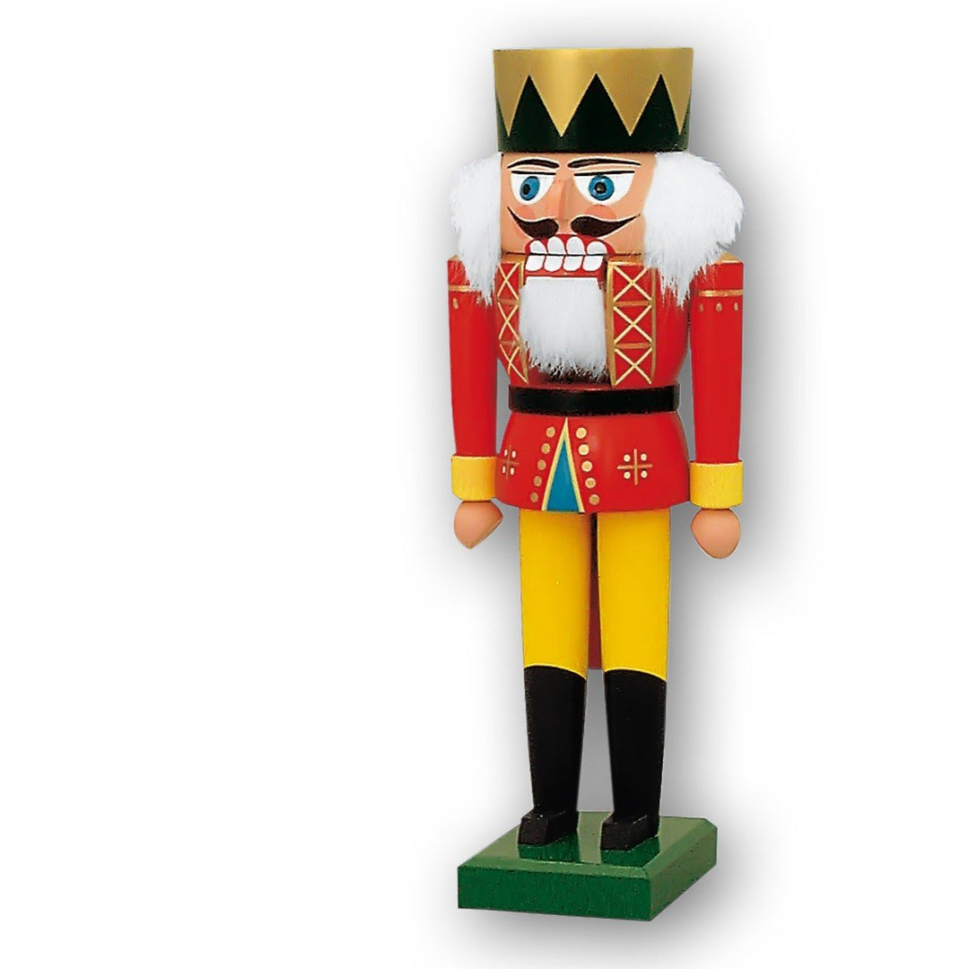 KWO Olbernhau Nussknacker König, 19 cm, Holz, Mehrfarbig