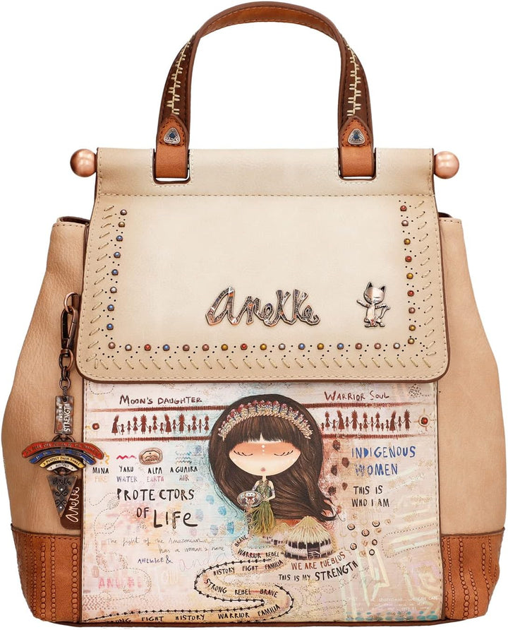Anekke Damen Klappe Rucksack für unterwegs, bunt