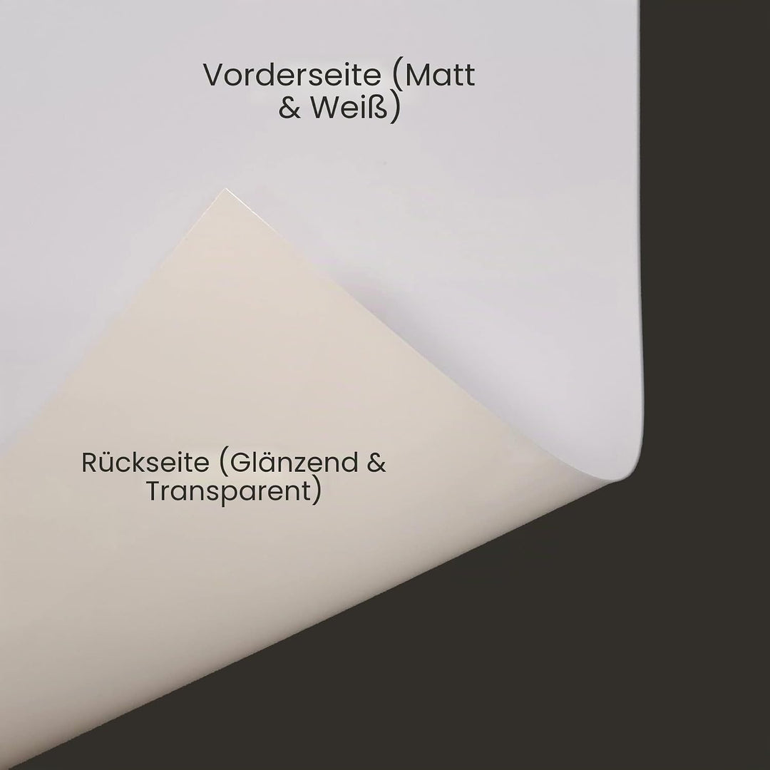 Transparente Backlight Folie mit Blättern, 150 g, für Laserdrucker oder Tintenstrahldrucker, Papier