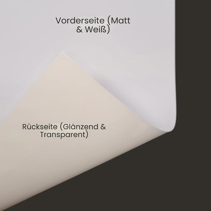 Transparente Backlight Folie mit Blättern, 150 g, für Laserdrucker oder Tintenstrahldrucker, Papier