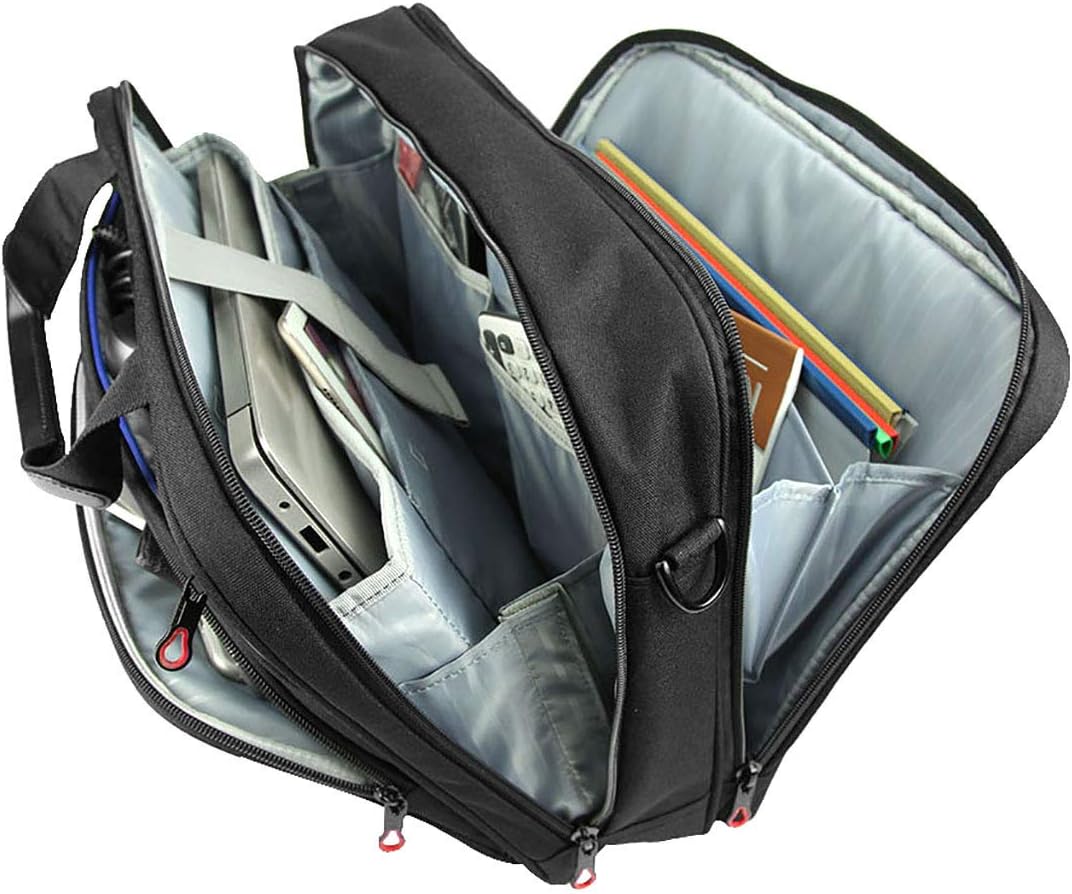 KROSER Laptop Tasche 15,6 Zoll Business Tasche Laptop Umhängetasche Wasserabweisend Schultertasche D