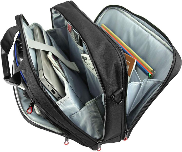 KROSER Laptop Tasche 15,6 Zoll Business Tasche Laptop Umhängetasche Wasserabweisend Schultertasche D
