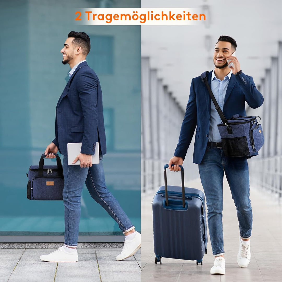 Lifewit Kühltasche 15L, Lunch Tasche Faltbar, Lunch Bag für Herren und Damen, Isolierte Tasche mit R