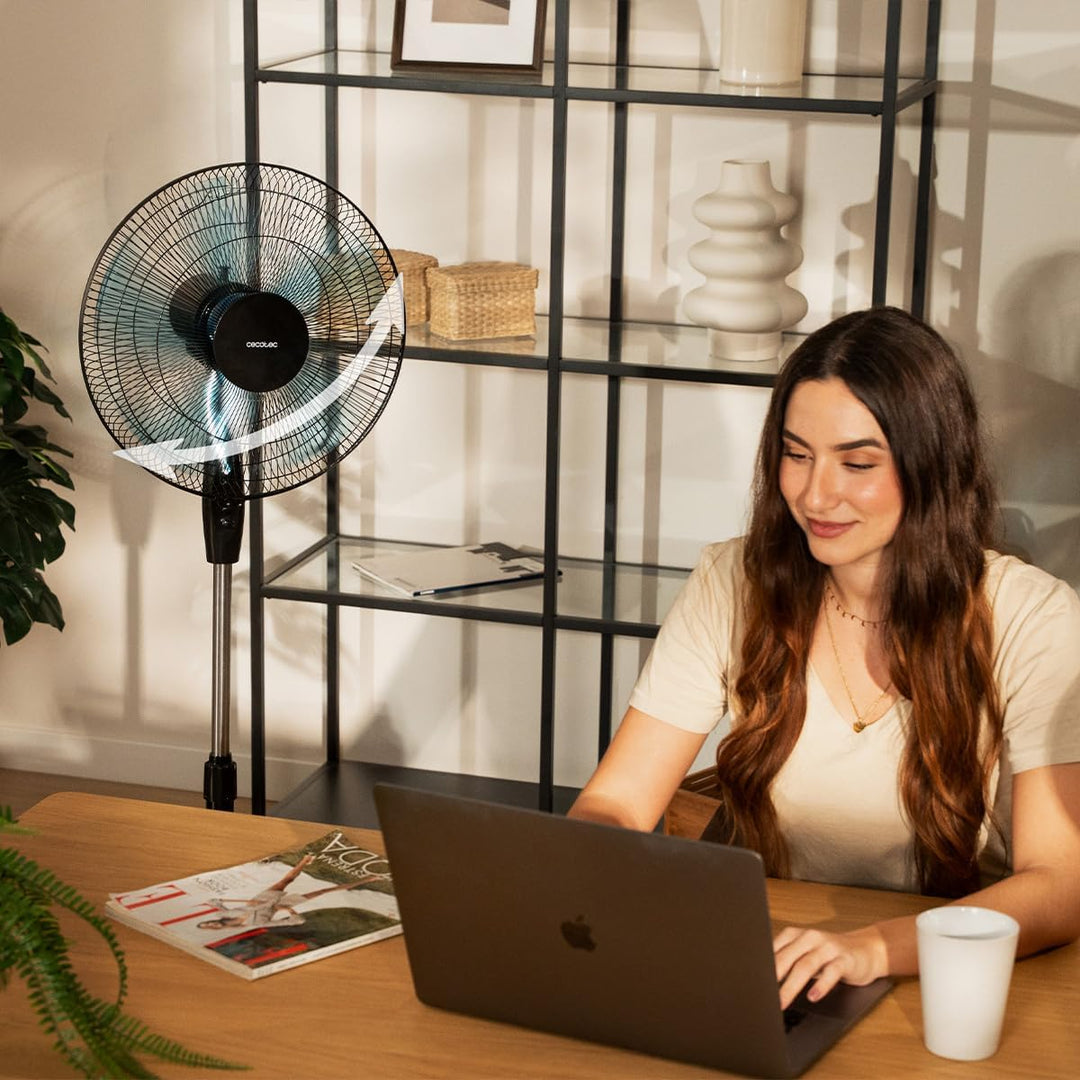 Cecotec Standventilator 515 WindLite Pro. 56 W, 3 Geschwindigkeiten, automatische Oszillation, 40 cm
