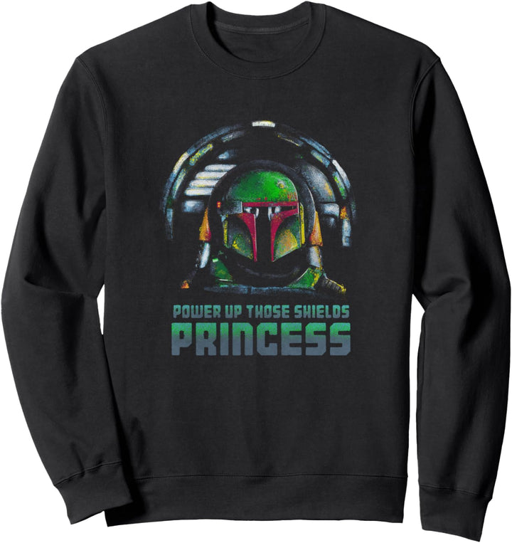 Star Wars: The Mandalorian Power Up Those Shields Princess Sweatshirt