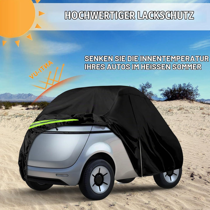 Vollgarage Autoabdeckung Ersatz für Microlino 2022-2025, Auto Abdeckplane Autogarage Autoplane Ganzg