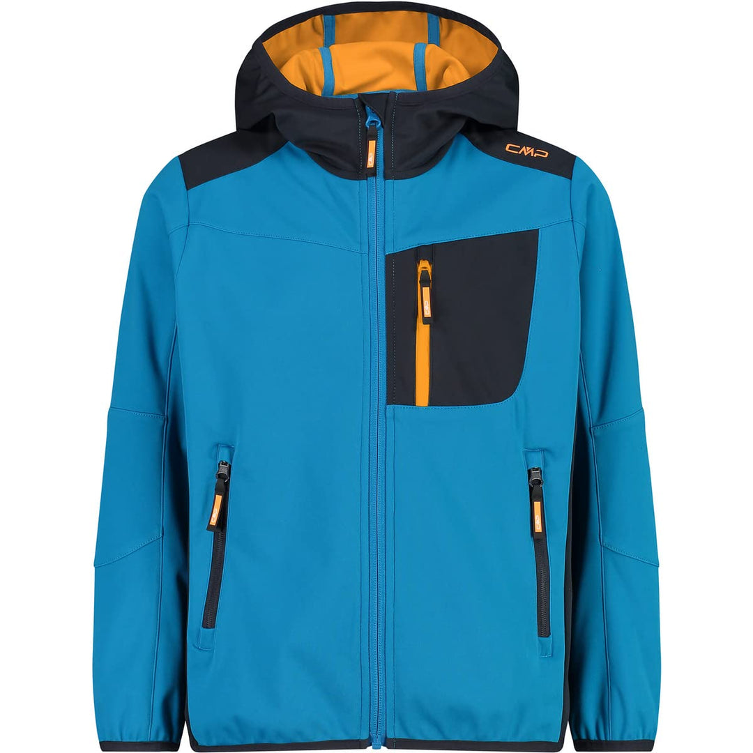 CMP Kinder Hoodie Jacke Softshelljacke Outdoorjacke 104 Riff-Anthrazit, 104 Riff-Anthrazit