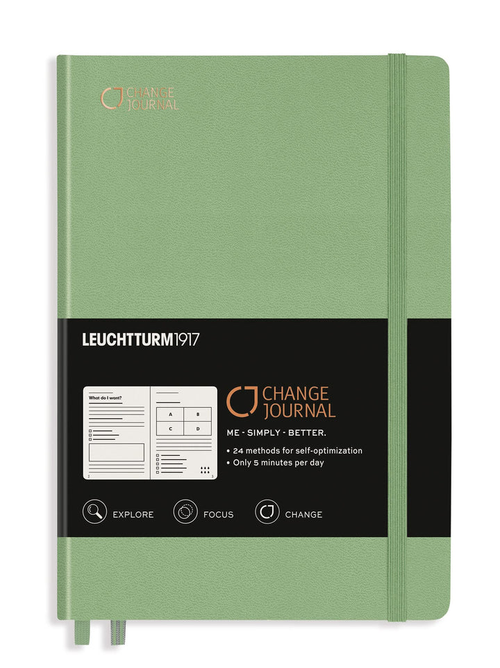 LEUCHTTURM1917 Change Journal - 24 Techniken für mehr Produktivität, Achtsamkeit und Klarheit - Deut