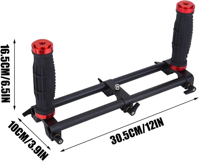 Kamerastabilisator Kamera Dual Grip Extender Griff Gimbal Stabilizer Rig Zubehör für Zhiyun Feiyu