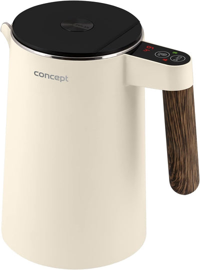 Concept Norwood Wasserkocher aus Edelstahl mit Temperaturregelung 45/60/70/85/90/95/100°C KEEP WARM-