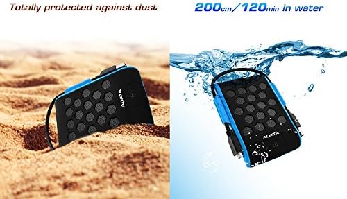 ADATA HD720 external hard drive 2000 GB Black Blue Schwarz, Blau 2TB, Schwarz, Blau 2TB