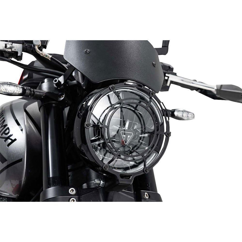 SWMO 72214701 Scheinwerferschutz passend für Schutzgitter. Triumph Trident 660 (21-).