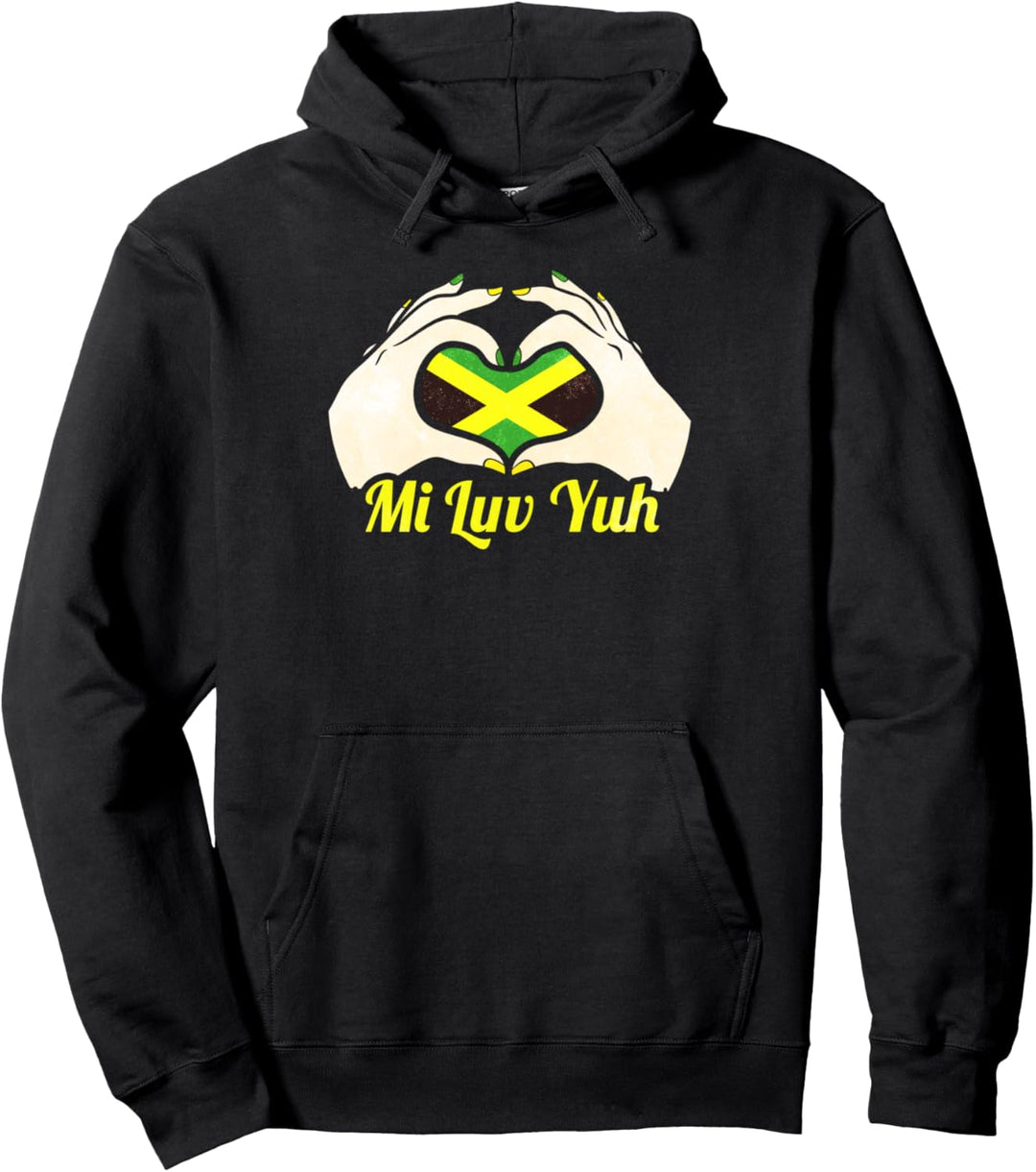Jamaika Jamaikanische Flagge Karibik Urlaub Reggae Pullover Hoodie
