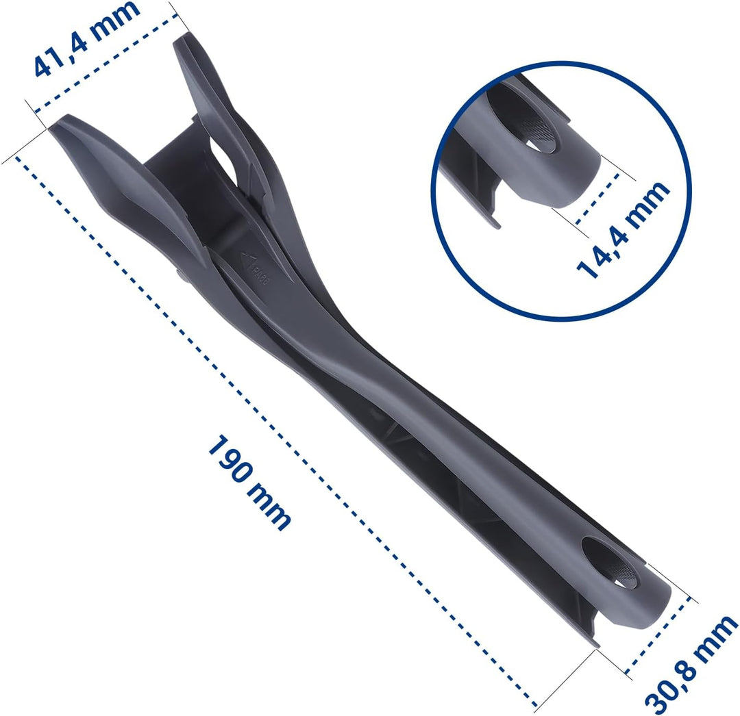 VIOKS Handgriff Ersatz für Whirlpool 482000022365 Indesit C00318974 Festhaltegriff für Crisp-Platte