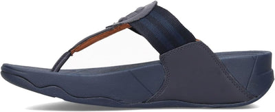 Fitflop Damen Walkstar Keilsandale, Midnight Navy, 43 EU Breit