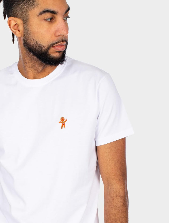 IRIEDAILY Cookieman Emb Tee T-Shirt Herren Shirt M Weiss, M Weiss