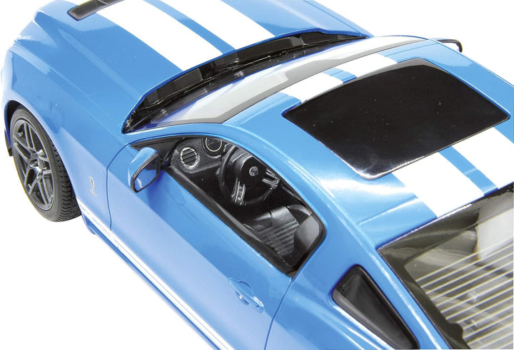 JAMARA 404540 - Shelby GT500 1:14 2,4GHz - offiziell lizenziert, bis 1 Std. Fahrzeit bei 11 Km/h, LE