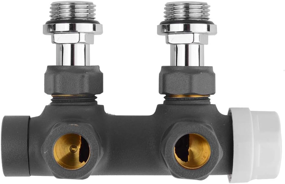 S SIENOC H-Ventil Anschlussgarnitur Mittelanschluss/Radiator Valves Thermostat Für Badheizkörper Mit