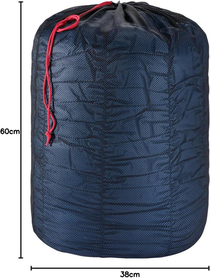 deuter Exosphere -10° L - Large Kunstfaser Schlafsack, steel-fire Zip right, Zip right