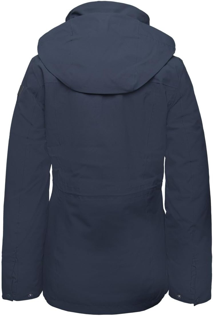 Schöffel Damen 3in1 Jacket Krakau L, wind- und wasserdichte Winterjacke aus 4-Wege Stretch mit abneh