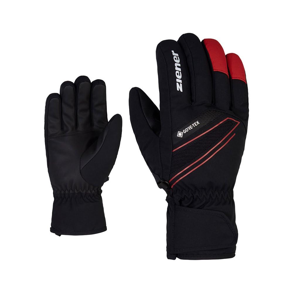 Ziener Herren Gunar Ski-Handschuhe/Wintersport | wasserdicht, atmungsaktiv, warm, Gore-Tex 8 black.r