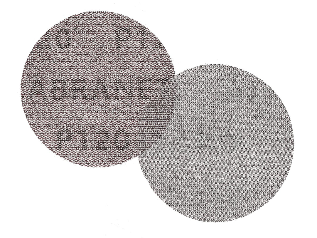 Mirka Abranet Netz-Schleifscheiben Ø 77 mm Klett / Korn P120 / 50 Stk / zum Schleifen von Holz, Spac