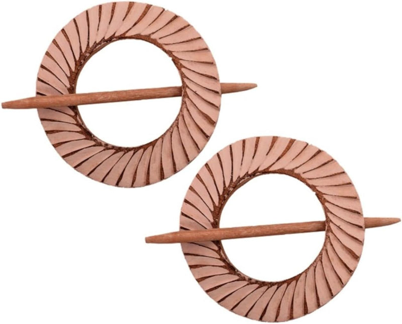 Purpledip Vorhang Halter Holz Krawatte Zur?ck Fall Clips Mystic Spirale: Set 2?St?ck (11149)