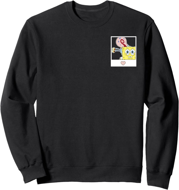 SpongeBob SquarePants Happy Polaroid Pocket Front & Back Sweatshirt