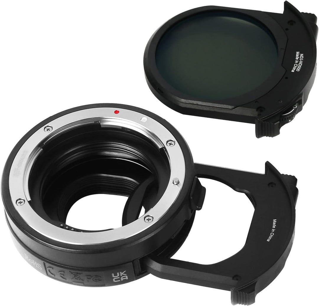 Meike MK-EFTM-C Drop-in Filter Autofokus Mount Objektivadapter für Canon EF/EF-S auf EOS M Kameras m
