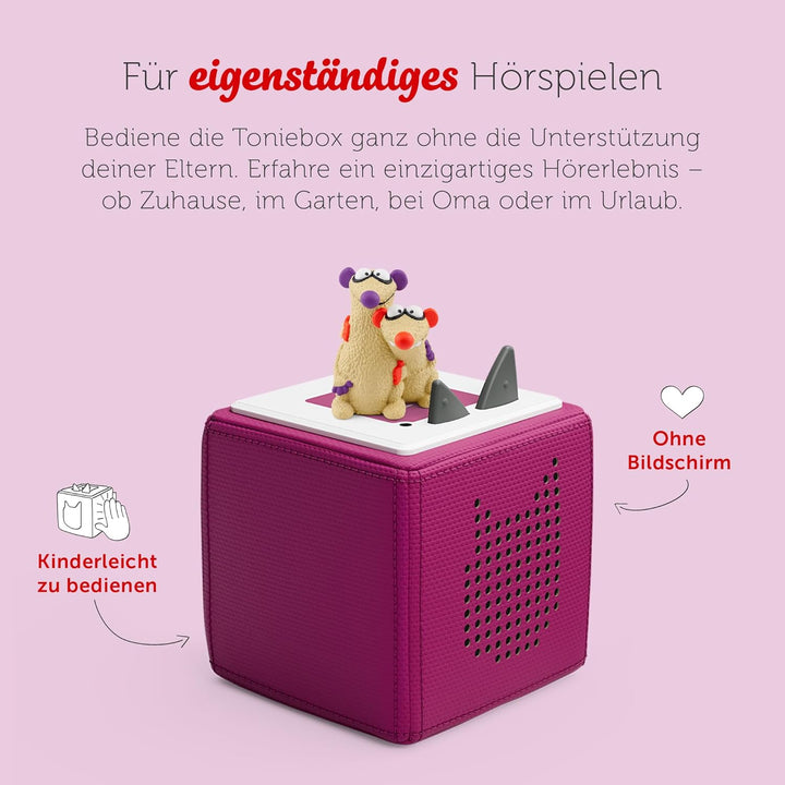 tonies Hörfiguren für Toniebox, Jan und Henry – 8 Rätsel und 2 Lieder, Hörspiel mit Liedern für Kind