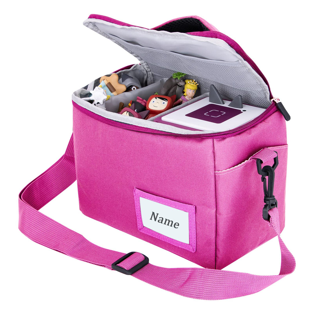 Tasche Kindergepäck viel Platz für Toniebox Figuren Tigerbox Transport Folie Hörfiguren Musikboxen M