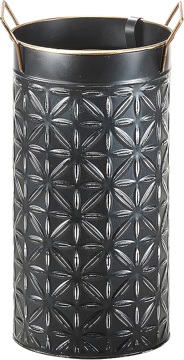 Kobolo Schirmständer Regenschirmständer Stroke - Metall - schwarz - H 43 cm