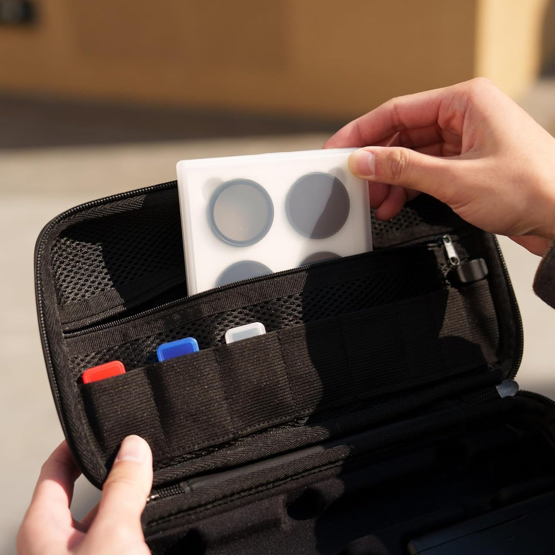 EVA Umhängetasche für DJI Osmo Action 5 Pro Tasche,Koffer für DJI Osmo Action 5 Pro/4/3 mit 3 Micro