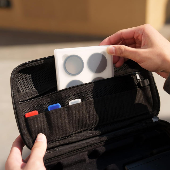 EVA Umhängetasche für DJI Osmo Action 5 Pro Tasche,Koffer für DJI Osmo Action 5 Pro/4/3 mit 3 Micro